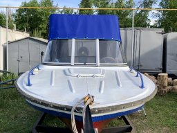 Ходовой тент на катер Амур Д, 2023 год