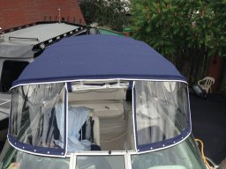 ходовой тент(крыша тента единая)