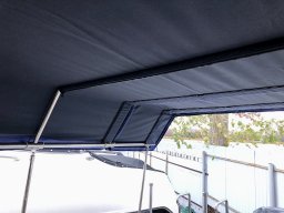 Ходовой тент на катер KFboats, 2023 год