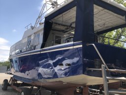 Ходовой тент на пароход, 2023 год