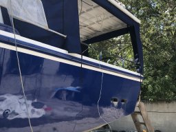 Ходовой тент на пароход, 2023 год