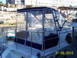 Ходовой тент на катер PEDRO SKIRON