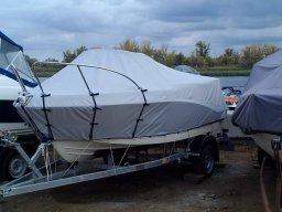 Стояночный тент на катер QUICKSILVER 430