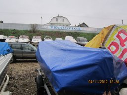 Стояночный тент на катер Салют 480